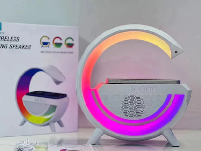 LED Wireless Charger Speaker – High-Quality Sound & Fast Charging in One Device